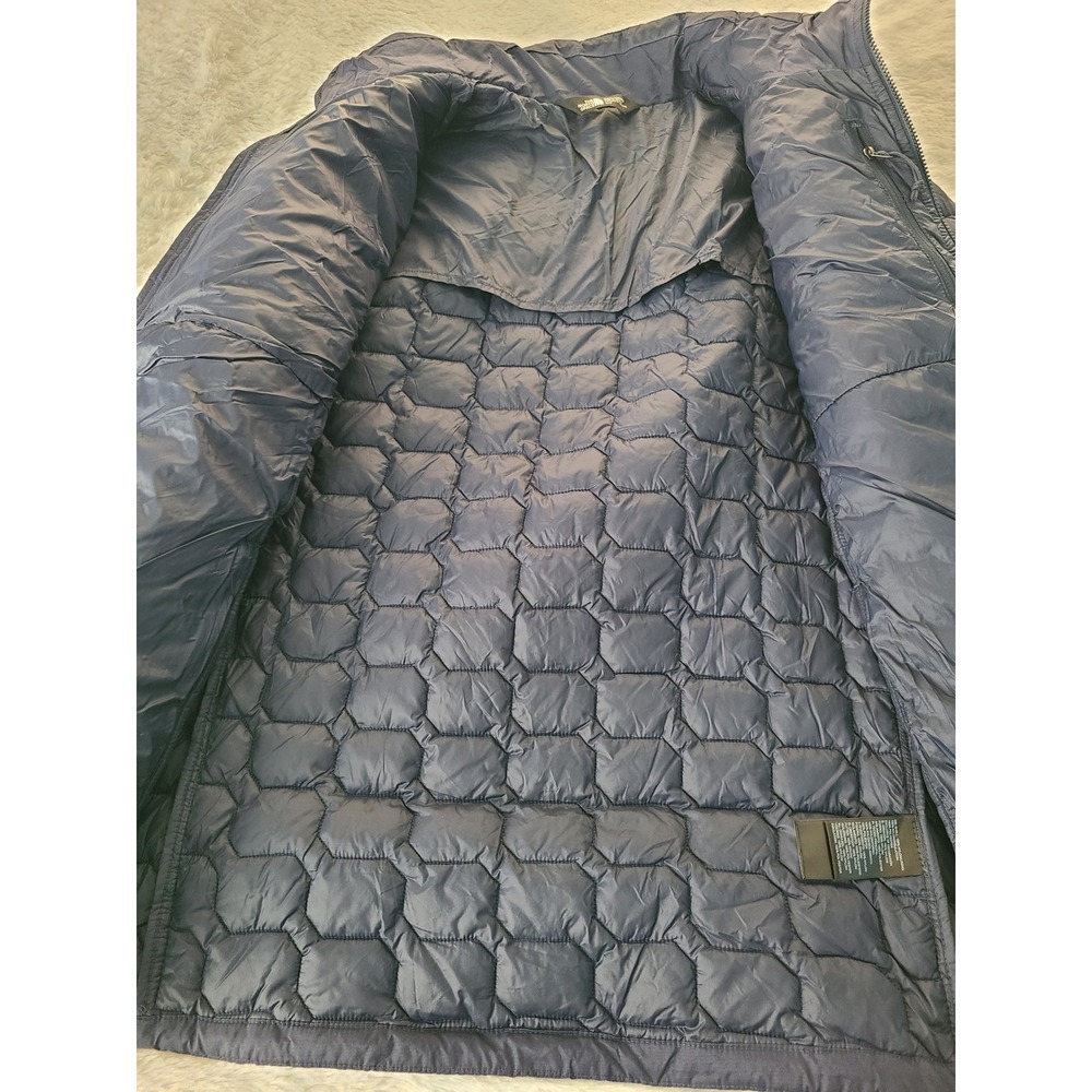 The North Face Mens Thermoball Eco Jacket Navy Blue Puffer S NF0A3KTV - Picture 4 of 10